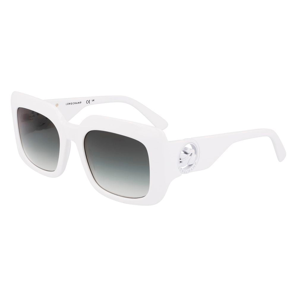 White Acetate Sunglasses