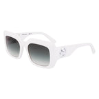 White Acetate Sunglasses