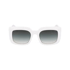 White Acetate Sunglasses