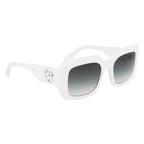 White Acetate Sunglasses