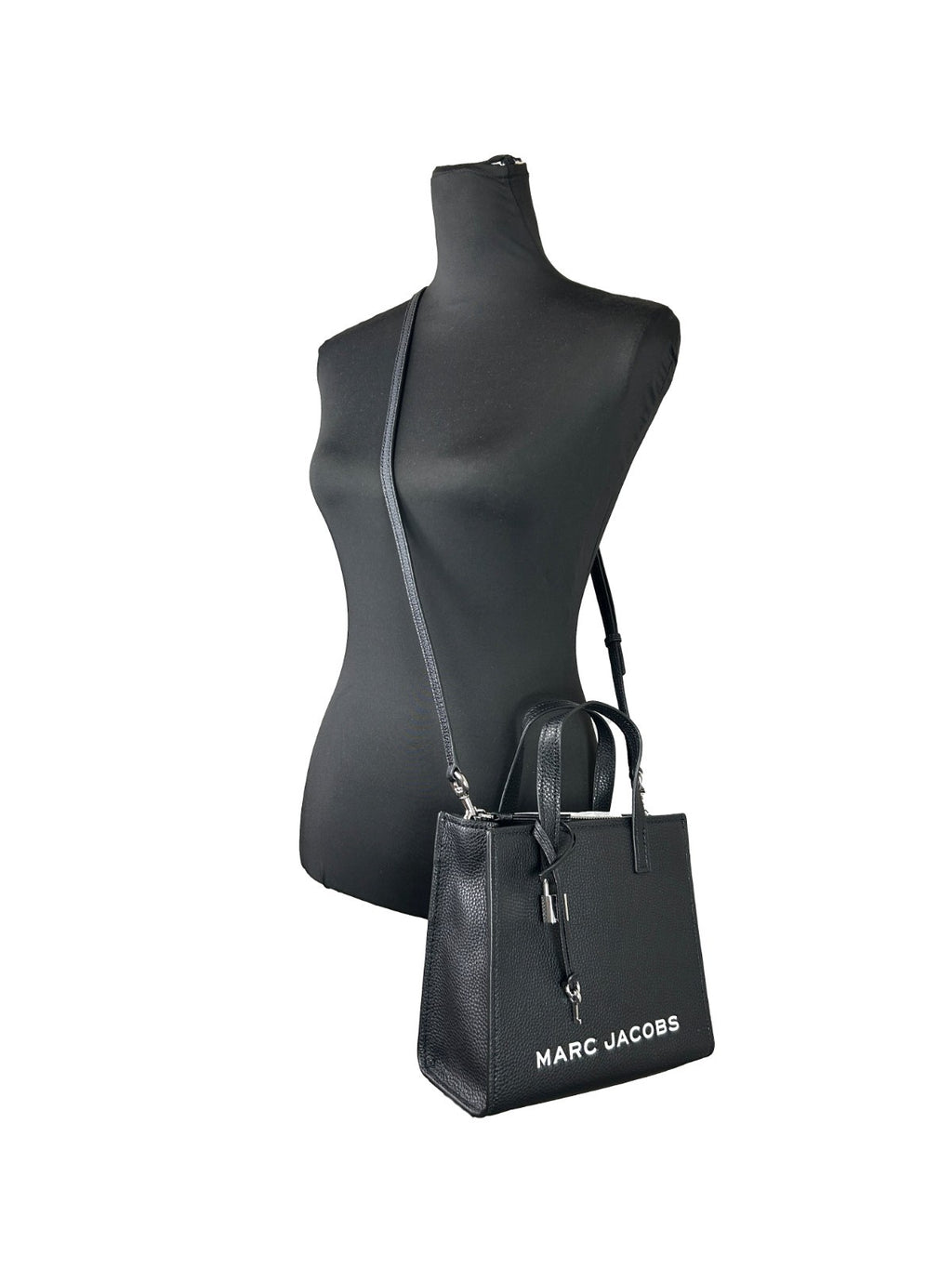 Marc Jacobs Mini Grind Black Leather Crossbody Bag