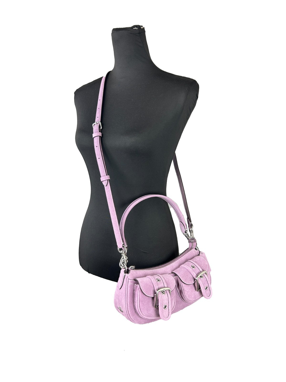 Coach Ashton Suede Shoulder Bag Purse