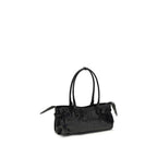 Black Calf Leather Bos Taurus Shoulder Bag