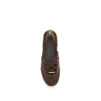 Brown Polyester Ballet Flats