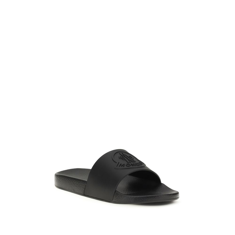 Black Rubber Slippers