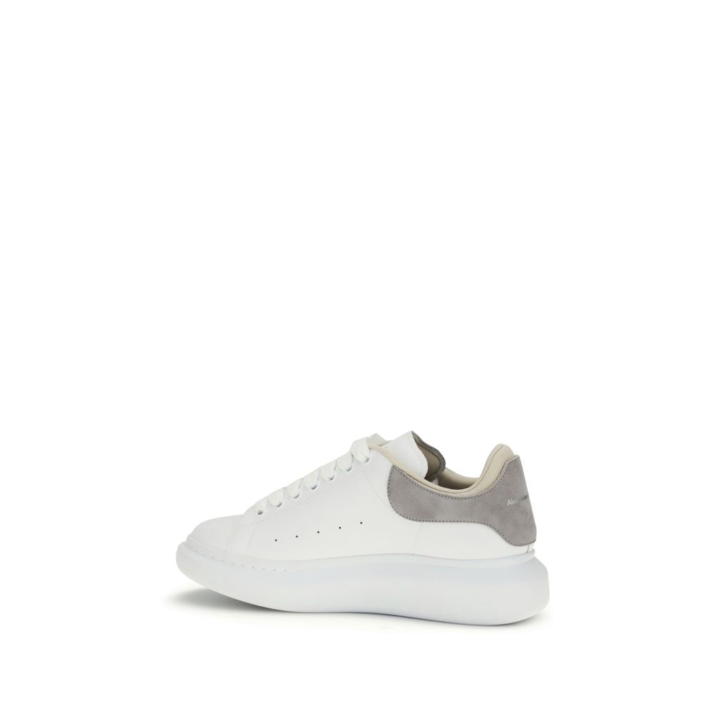 White Calf Leather Bos Taurus Chunky Sneakers