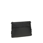 Black Calf Leather Bos Taurus Clutch Bag