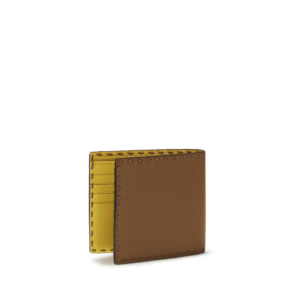 Brown Calf Leather Bos Taurus Wallet