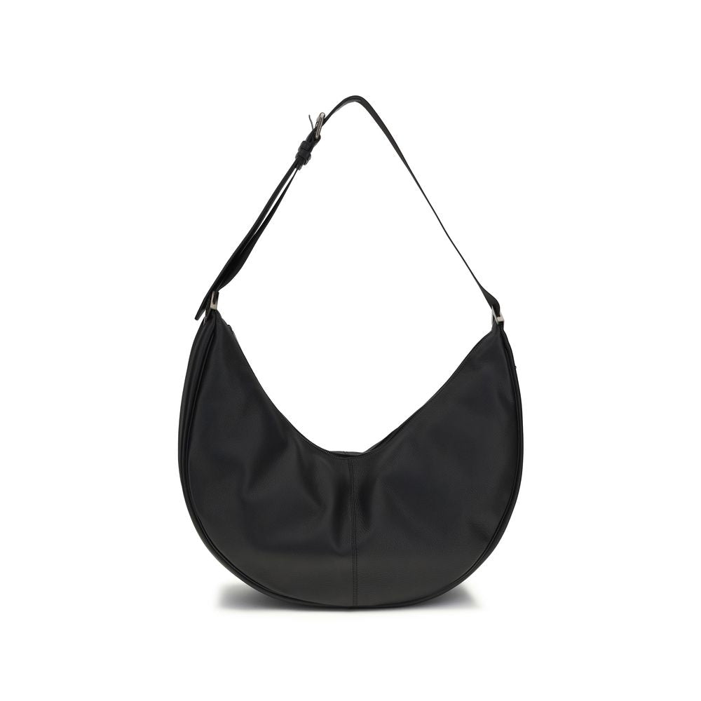 Black Calf Leather Bos Taurus Shoulder Bag