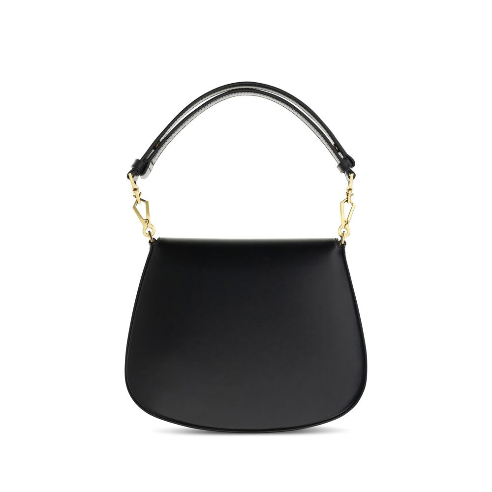 Black Calf Leather Bos Taurus Handbag