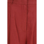 Multicolor Linen Bermuda Shorts