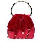 Pink Velvet Handbag