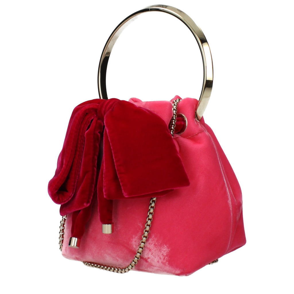 Pink Velvet Handbag