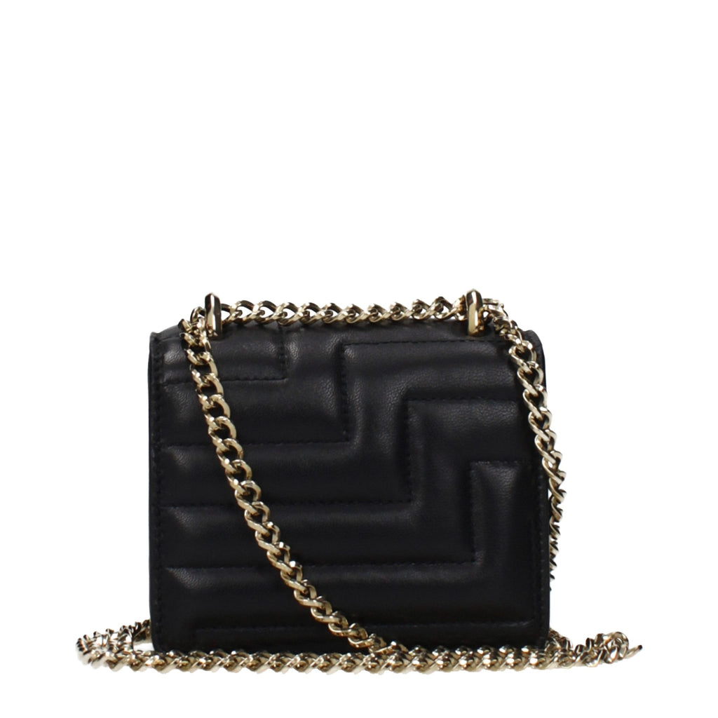 Black Leather Shoulder Bag