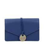 Blue Leather Wallet