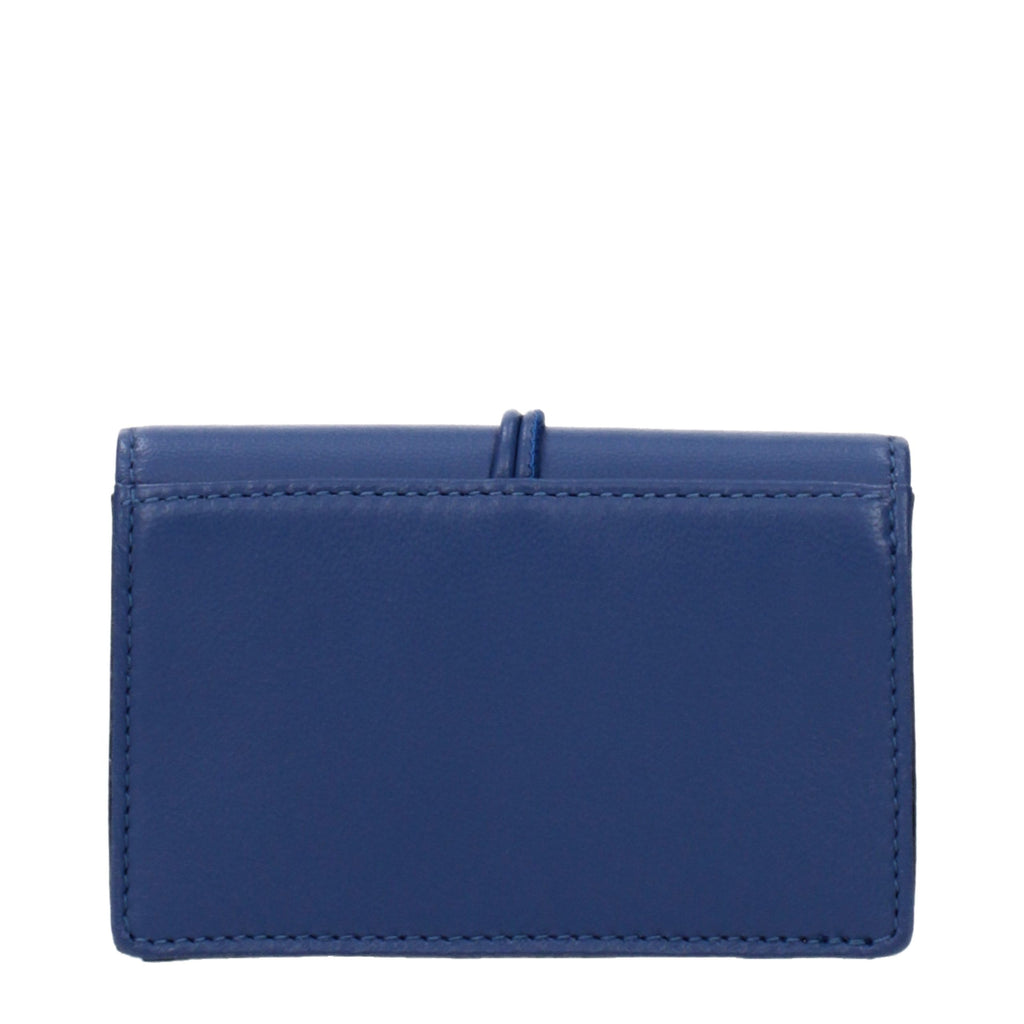 Blue Leather Wallet