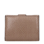 Beige Leather Wallet