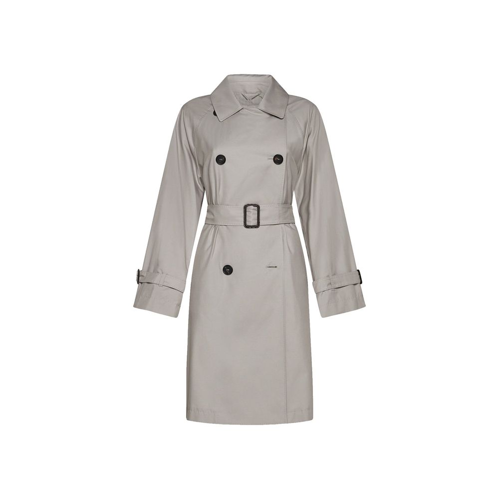 Beige Cotton Coat