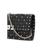 Black Calf Leather Bos Taurus Shoulder Bag