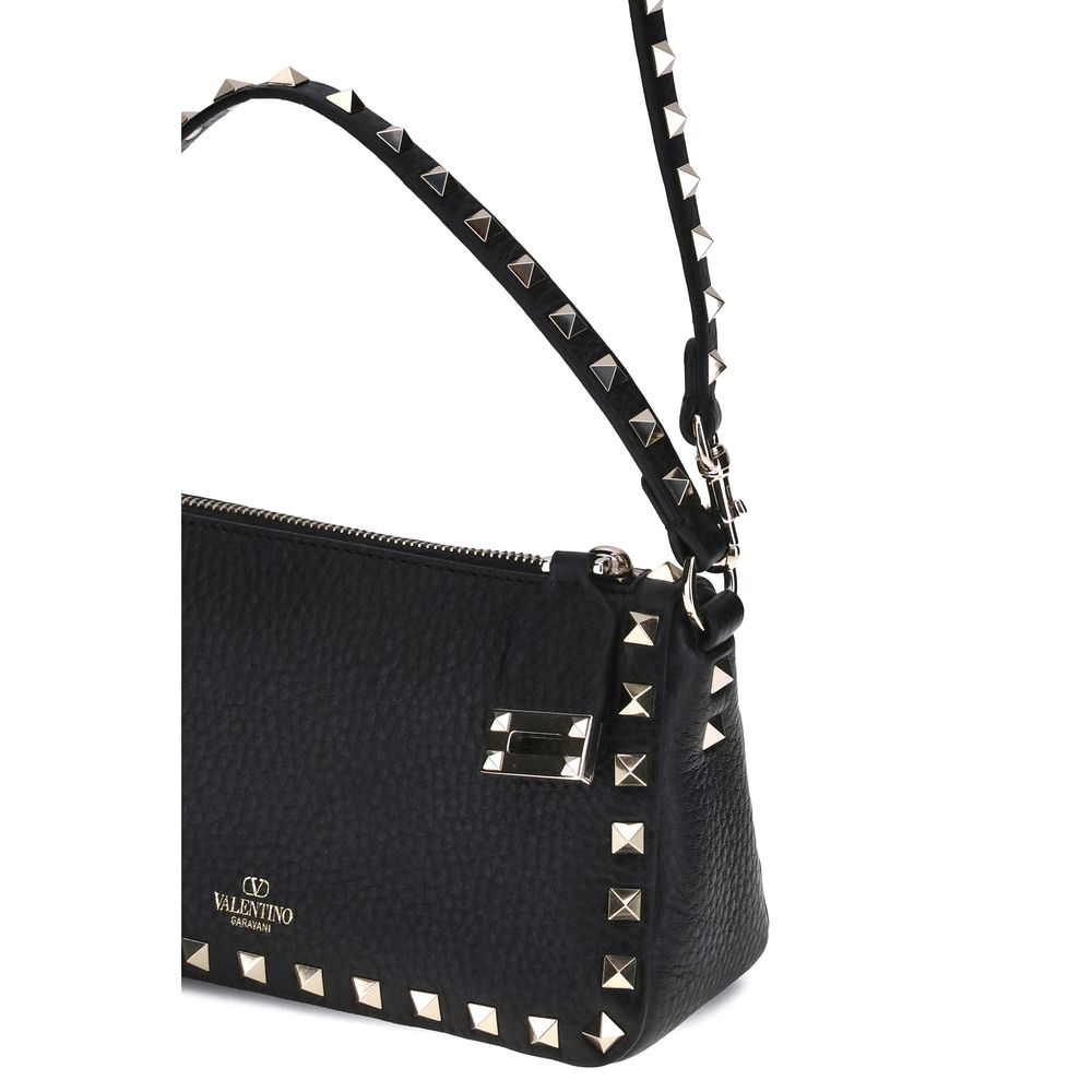 Black Calf Leather Bos Taurus Shoulder Bag