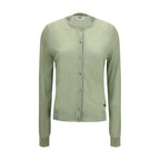 Bicolor Viscose Cardigan