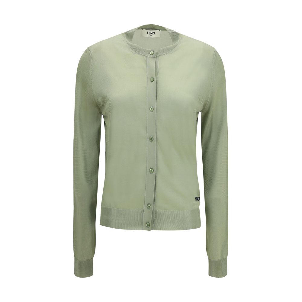 Bicolor Viscose Cardigan