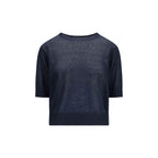 Blue Cotton Sweatshirt