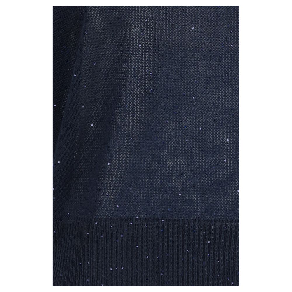 Blue Cotton Sweatshirt