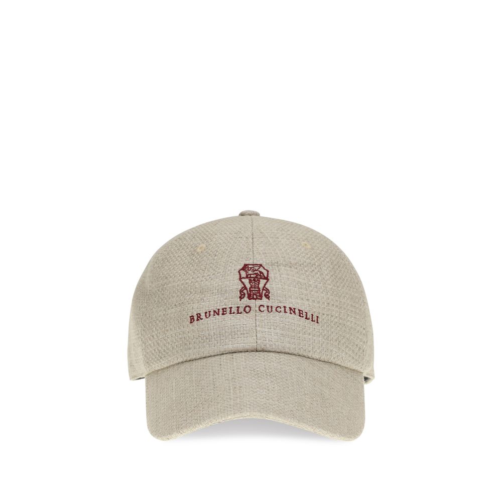 Beige Silk Cap (Baseball Hat)