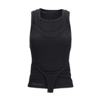 Black Lyocell Tank Tops