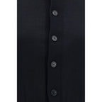 Black Cotton Cardigan