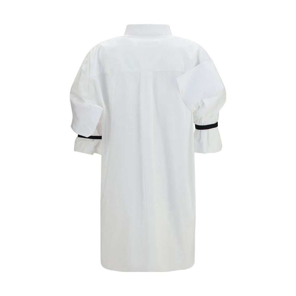 White Cotton Shortsleeve Shirt