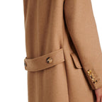 Brown Virgin Wool Coat