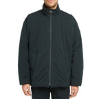 Black Cotton Full-Length Jacket