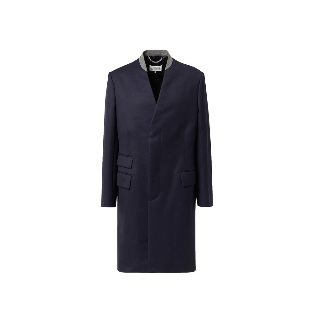 Blue Wool Coat