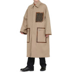 Beige Cotton Coat
