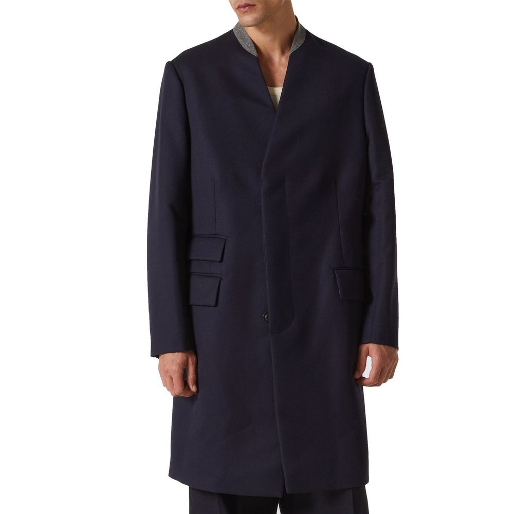 Blue Wool Coat