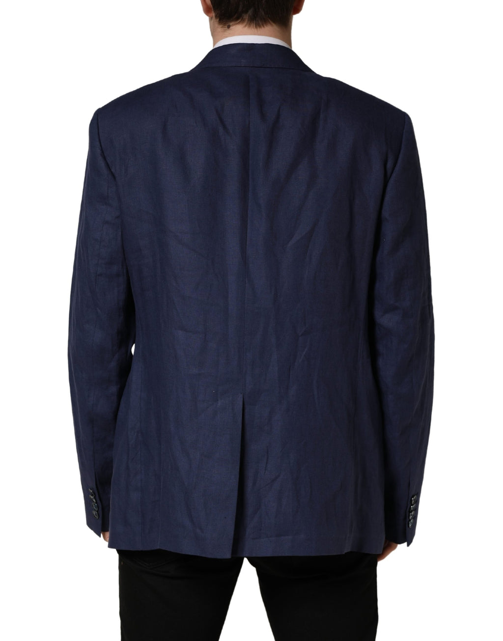 Blue Single Breasted 2 Button Suit Jacket