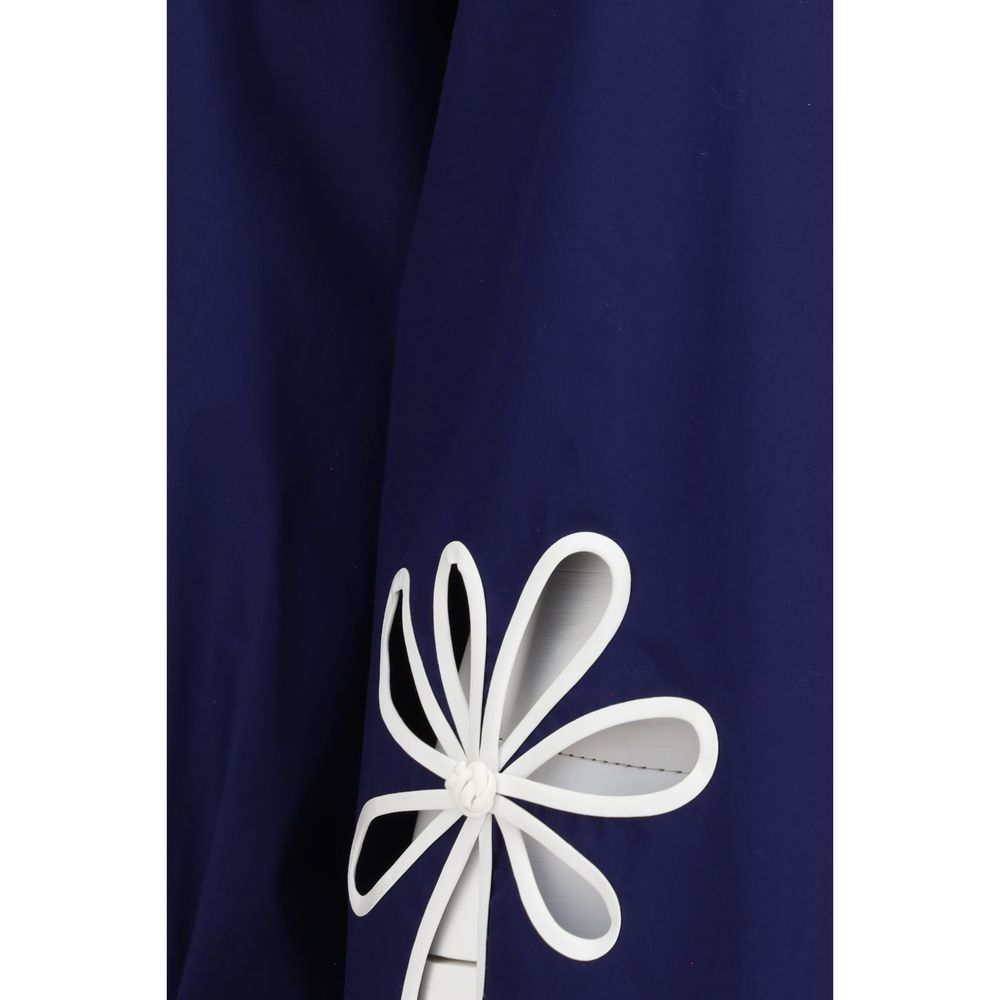 Blue Cotton Pattern Shirt