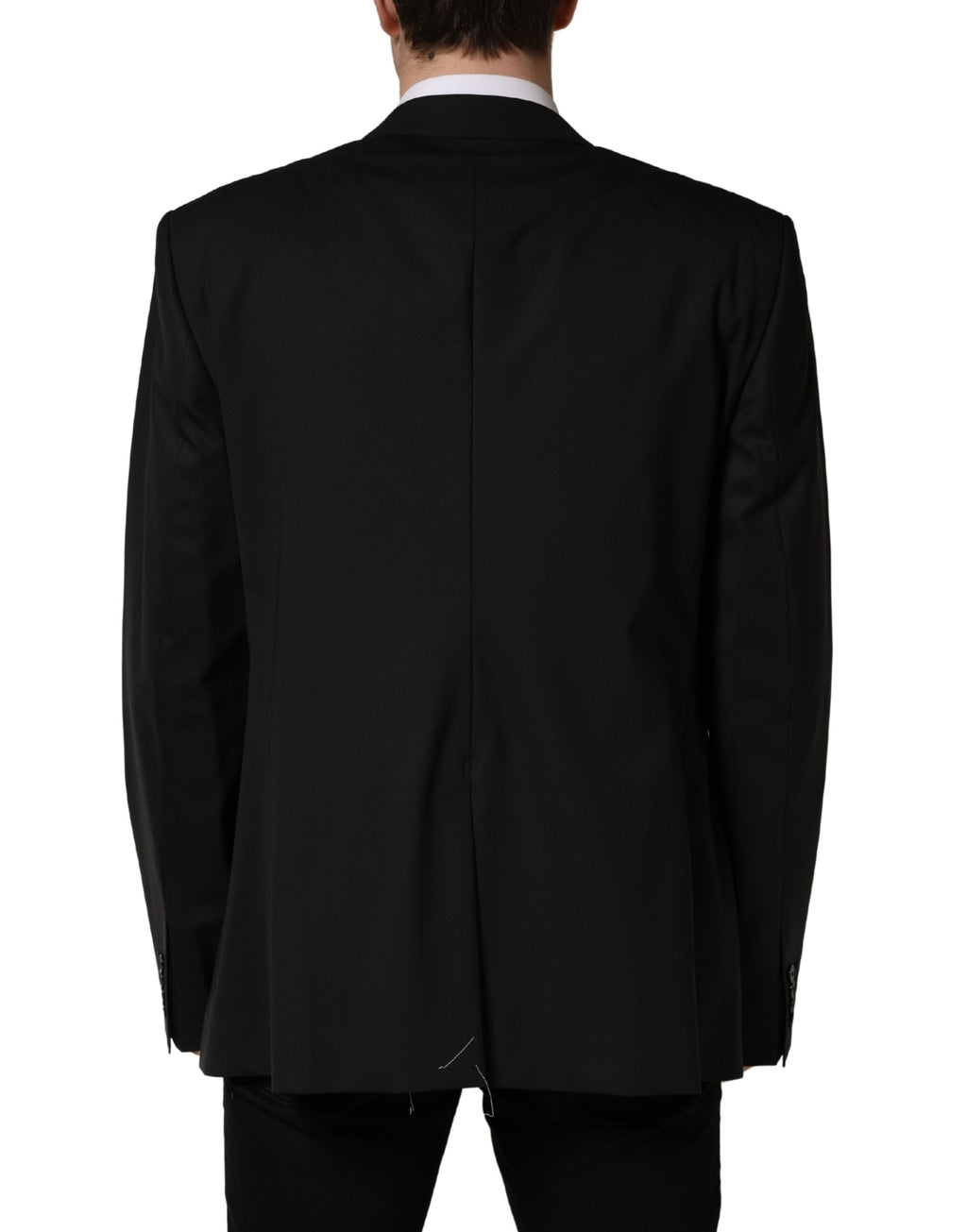 Black Single Breasted 2 Button Suit Jacket