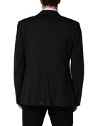 Blue Single Breasted 2 Button Suit Jacket