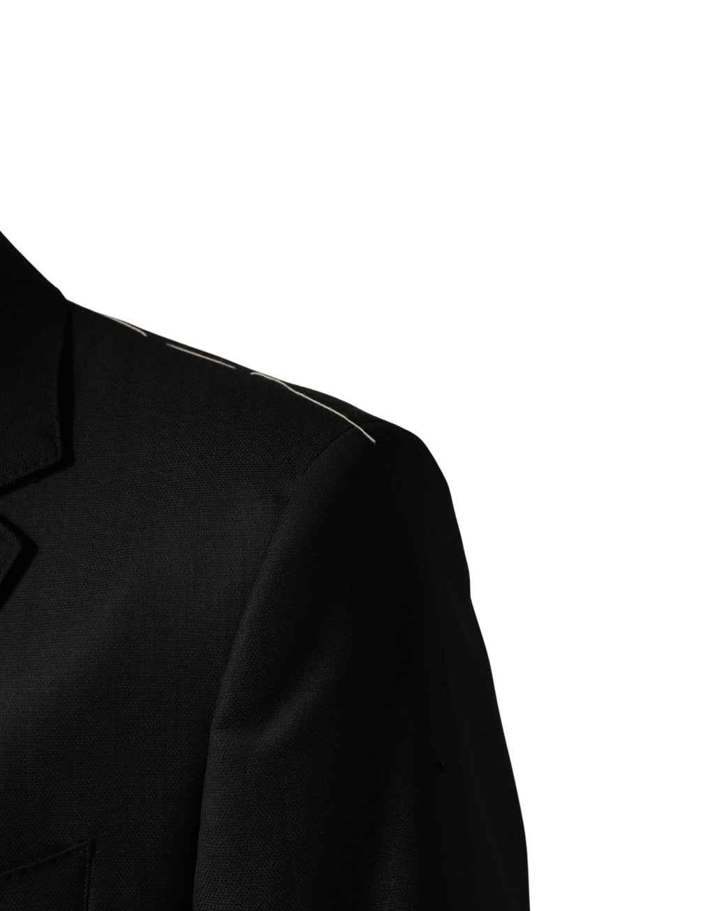 Black Wool 2 Buttons Formal 2 Piece Suit