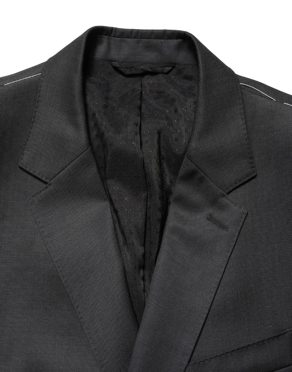 Black Wool 2 Buttons Formal 2 Piece Suit