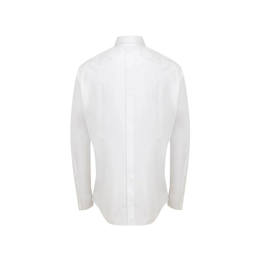 White Cotton Dress Shirt