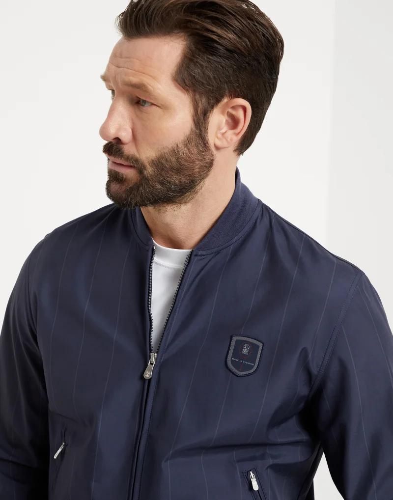 Blue Polyester Sweatshirt