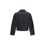 Black Cotton Denim Jacket