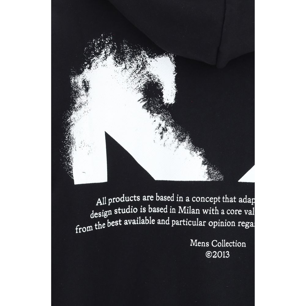 Black Cotton Sweatshirt