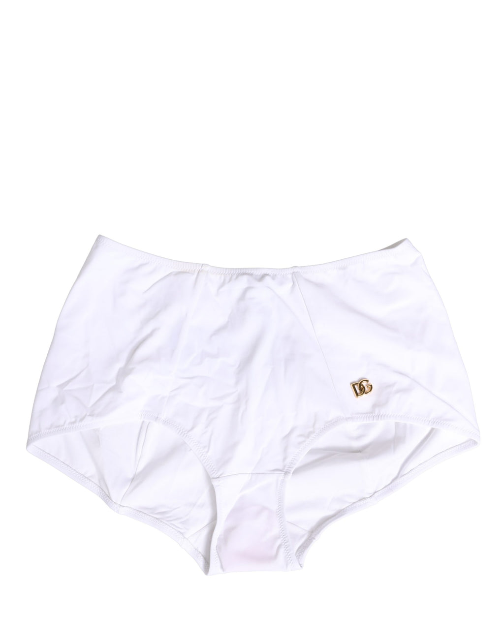 White Halter Top High Waist Bikini Bottom Swimwear