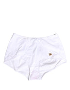 White Halter Top High Waist Bikini Bottom Swimwear