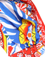 Multicolor Carretto Bandeau Swimsuit Top Swimwear